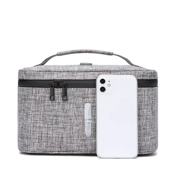 V Light Sanitizer Bag, UV Disinfection Box, UVC Cleaner Disinfection Lamp Compact for Mobile Phone, Clothes, Glasses Kills 99% o
V Light Sanitizer Bag, UV Disinfection Box, UVC Cleaner Disinfection Lamp Compact for Mobile Phone, Clothes, Glasses Kills 99% o