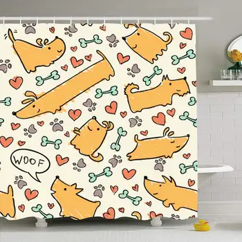 Shower Curtain Set with Hooks 72x72 Hand Text Drawn Dog Pet Woof Pattern Friends Animals Package Wildlife Abstract Doodle Design
Shower Curtain Set with Hooks 72x72 Hand Text Drawn Dog Pet Woof Pattern Friends Animals Package Wildlife Abstract Doodle Design