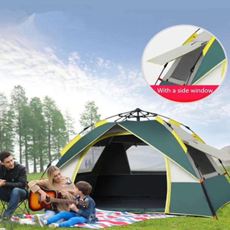 Explorers Fully Automatic Tent Outdoor Storm Protection 3-4 People Thickened Rain Protection Double People Camping Beach Camping
Explorers Fully Automatic Tent Outdoor Storm Protection 3-4 People Thickened Rain Protection Double People Camping Beach Camping