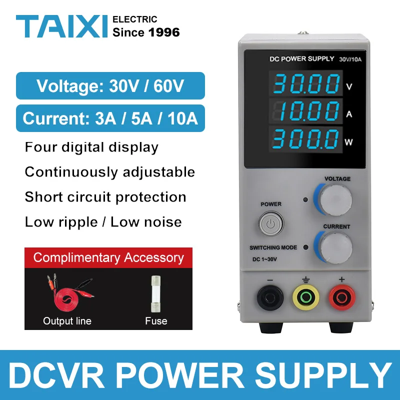 DC Voltage Regulators Stabilizers Constant Current Power Supply Adjustable High Precision 4 Digital Display Voltage Stabilizers
DC Voltage Regulators Stabilizers Constant Current Power Supply Adjustable High Precision 4 Digital Display Voltage Stabilizers