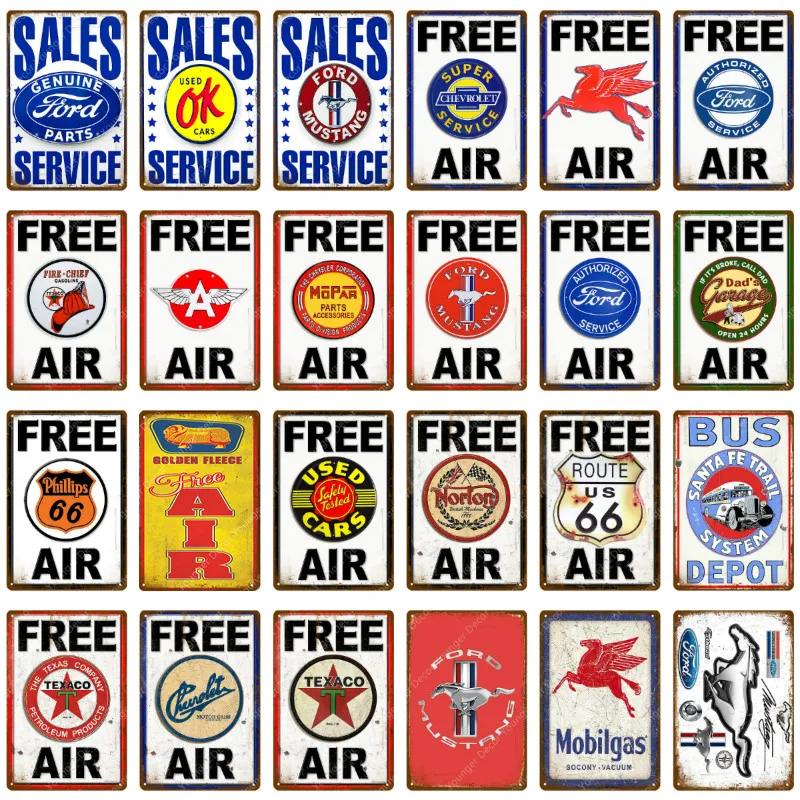 Free Air Motor Oil Gasoline Decor Motorcycle Car Garage Shop Decorative Plate Wall Art Painting Poster Vintage Metal Signs
Free Air Motor Oil Gasoline Decor Motorcycle Car Garage Shop Decorative Plate Wall Art Painting Poster Vintage Metal Signs