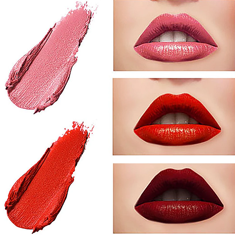 Winter Moisturizing Matte Lipstick Waterproof Lips Moisturizing Easy To Wear Makeup Lip Sticks Gloss Cosmetic Makeup Gift
Winter Moisturizing Matte Lipstick Waterproof Lips Moisturizing Easy To Wear Makeup Lip Sticks Gloss Cosmetic Makeup Gift