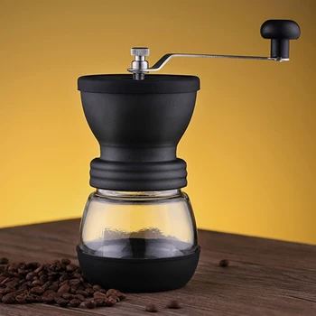 Manual Coffee Grinder Hand Coffee Mill with Adjustable Ceramic Burrs for Drip Coffee Espresso JS22
Manual Coffee Grinder Hand Coffee Mill with Adjustable Ceramic Burrs for Drip Coffee Espresso JS22