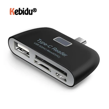 Portable 4 In 1 OTG/TF/SD Smart Card Reader With Type C Charge Port For Samsung For Phone
Portable 4 In 1 OTG/TF/SD Smart Card Reader With Type C Charge Port For Samsung For Phone