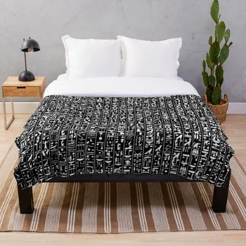 Hieroglyphics BandW INVERTED Blanket Wool Flannel Plush Blanket Bedspread For office Sherpa Blanket Couch Quilt Cover Travel
Hieroglyphics BandW INVERTED Blanket Wool Flannel Plush Blanket Bedspread For office Sherpa Blanket Couch Quilt Cover Travel