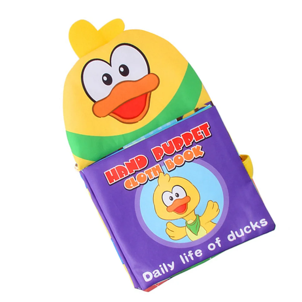 1PC Hand Puppet Cloth Book Duck Cloth Book Childhood Education Toy Cartoon Cloth Book Tear-resistant Cloth Book for Baby Home Ch
1PC Hand Puppet Cloth Book Duck Cloth Book Childhood Education Toy Cartoon Cloth Book Tear-resistant Cloth Book for Baby Home Ch