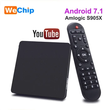 Wechip S6 Android 7.1 Smart TV BOX 1GB 8GB Amlogic S905X 64bits Penta-core 2.4G Wifi Wireless 4K HD Youtube Set Top Box
Wechip S6 Android 7.1 Smart TV BOX 1GB 8GB Amlogic S905X 64bits Penta-core 2.4G Wifi Wireless 4K HD Youtube Set Top Box