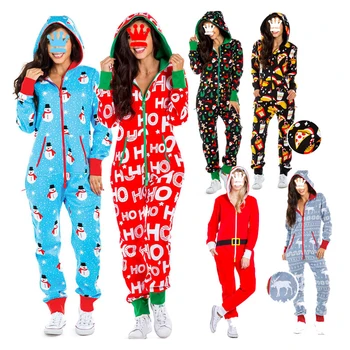 Sexy Onesies For Adults 2020 Newest Autumn Winter Long Sleeve V-neck Funny Pattern Print Pajama Romper Women Christmas Nightwear
Sexy Onesies For Adults 2020 Newest Autumn Winter Long Sleeve V-neck Funny Pattern Print Pajama Romper Women Christmas Nightwear