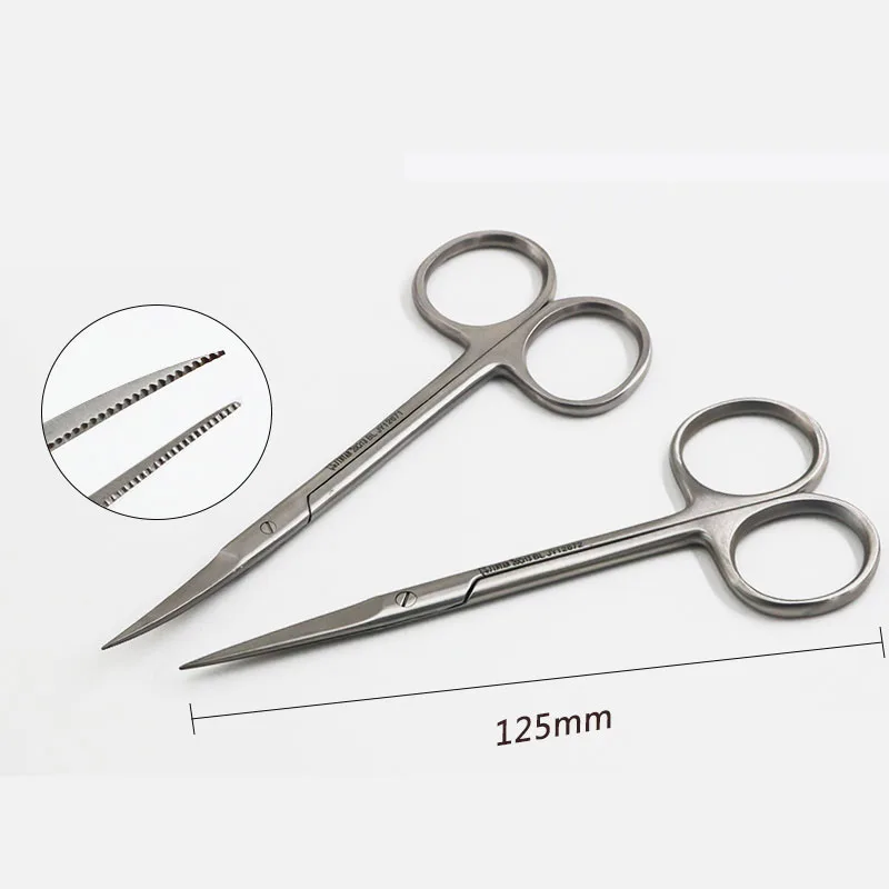 Jinyan 12.5cm Fine Toothed Tissue Scissors Double Eyelid Rhinoplasty Tools Surgical Scissors With Tooth Ripper
Jinyan 12.5cm Fine Toothed Tissue Scissors Double Eyelid Rhinoplasty Tools Surgical Scissors With Tooth Ripper