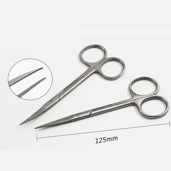 Jinyan 12.5cm Fine Toothed Tissue Scissors Double Eyelid Rhinoplasty Tools Surgical Scissors With Tooth Ripper
Jinyan 12.5cm Fine Toothed Tissue Scissors Double Eyelid Rhinoplasty Tools Surgical Scissors With Tooth Ripper