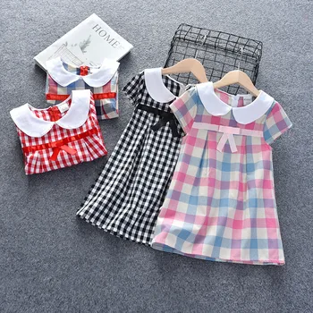 Baby Girls Dress Cotton Korean Casual Plaid Dresses For Girls Kids Clothing 2 3 4 5 6 Years Toddler Girl Dress 2020 Summer New
Baby Girls Dress Cotton Korean Casual Plaid Dresses For Girls Kids Clothing 2 3 4 5 6 Years Toddler Girl Dress 2020 Summer New