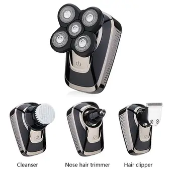 Dry and Wet USB Charging Multi-purpose Electric Shaver Men Razor 5-knife Head Waterproof Rechargeable Beard Knife
Dry and Wet USB Charging Multi-purpose Electric Shaver Men Razor 5-knife Head Waterproof Rechargeable Beard Knife