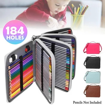 184 Slots Pencil Case High quality PU Storage Bags Drawing Sketching Pencils Pen Case Pocket Bag Pen Bags School Supplies
184 Slots Pencil Case High quality PU Storage Bags Drawing Sketching Pencils Pen Case Pocket Bag Pen Bags School Supplies