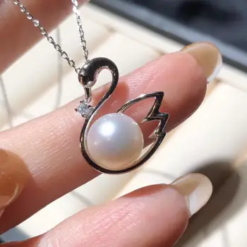 Swan Style 925 Sterling Silver Necklace Chain with Pendant Findings Base Jewelry Parts Fittings for Pearls Corals Jades Stones
Swan Style 925 Sterling Silver Necklace Chain with Pendant Findings Base Jewelry Parts Fittings for Pearls Corals Jades Stones