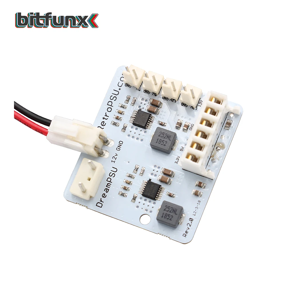 Bitfunx DreamPSU Rev2.0 12V Replace DC Console original Power Supply for SEGA Dreamcast
Bitfunx DreamPSU Rev2.0 12V Replace DC Console original Power Supply for SEGA Dreamcast