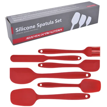 6PCs Heat Resistant Silicone Cookware Set Nonstick Cooking Tools Kitchen Baking Tool Kit Utensils For Cake Decorating Kitchen
6PCs Heat Resistant Silicone Cookware Set Nonstick Cooking Tools Kitchen Baking Tool Kit Utensils For Cake Decorating Kitchen