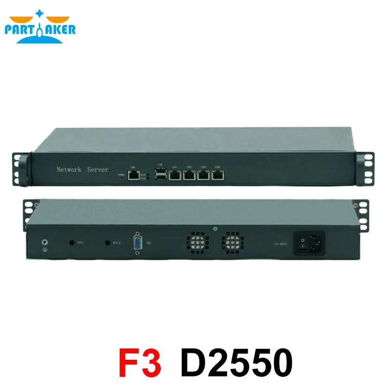 Partaker 19 Inch 1U Rack Server Intel Atom D2550 Dual Core Firewall PC Barebone System 4 Lan Support pfsense
Partaker 19 Inch 1U Rack Server Intel Atom D2550 Dual Core Firewall PC Barebone System 4 Lan Support pfsense