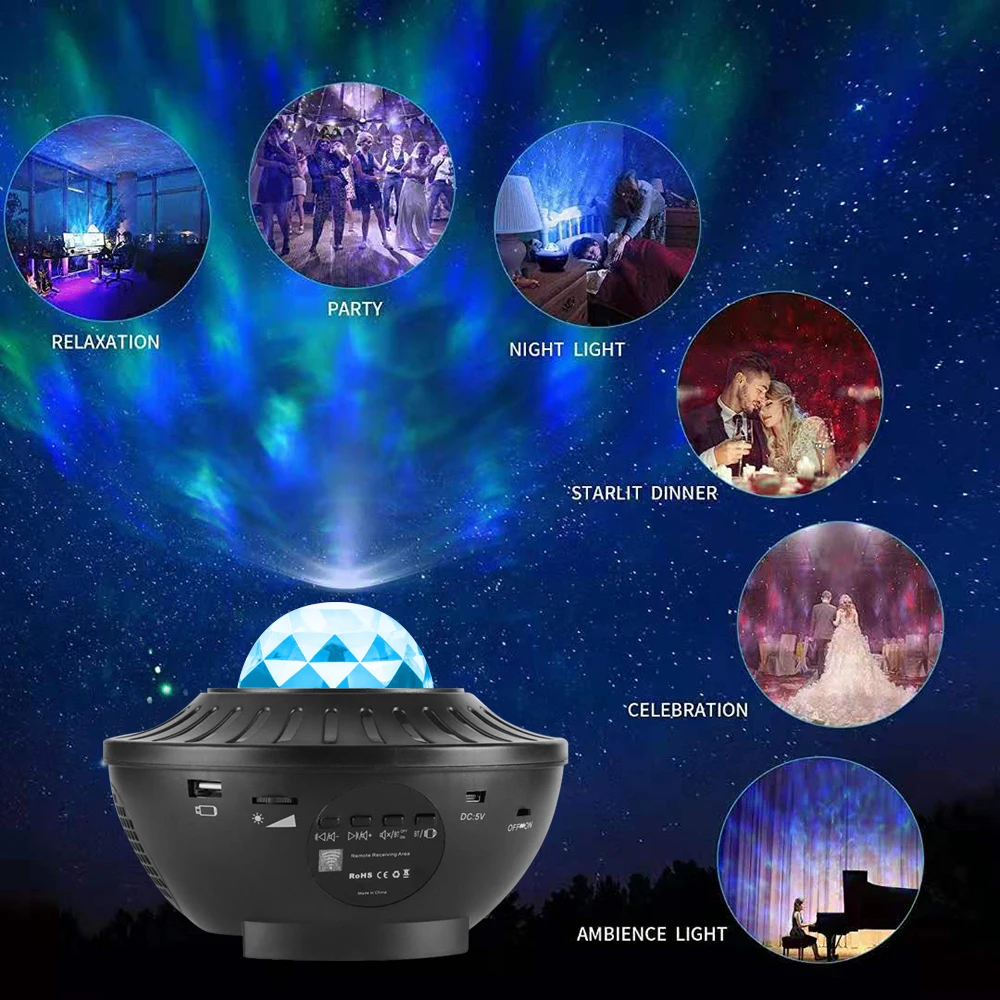 21 Color Starry Projector Bluetooth USB Voice Control Music Player LED Night Light Romantic Projection Lamp Kids Gift Room Decor
21 Color Starry Projector Bluetooth USB Voice Control Music Player LED Night Light Romantic Projection Lamp Kids Gift Room Decor