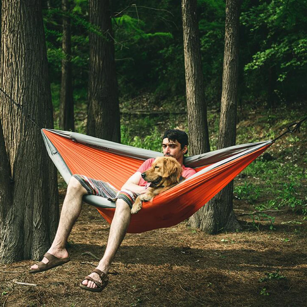 Portable Single Double Hammock Adult Camping Outdoor Backpacking Travel Survival Hunting Hanging Chair Swing with Backpack
Portable Single Double Hammock Adult Camping Outdoor Backpacking Travel Survival Hunting Hanging Chair Swing with Backpack