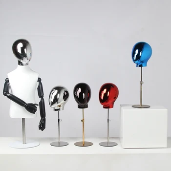 Eyeglasses Caps And Headwear New Electroplated Bright Head Mannequin Adjustable Customized
Eyeglasses Caps And Headwear New Electroplated Bright Head Mannequin Adjustable Customized