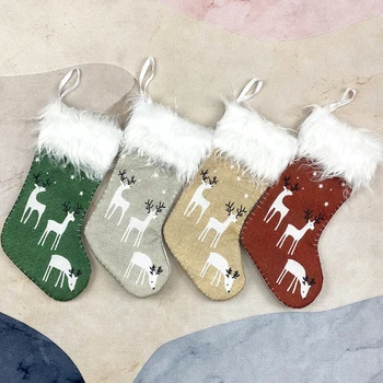 4pcs Christmas Stocking Socks Deer Elk Party Gift Candy Bag Hanging Pendant Xmas
4pcs Christmas Stocking Socks Deer Elk Party Gift Candy Bag Hanging Pendant Xmas