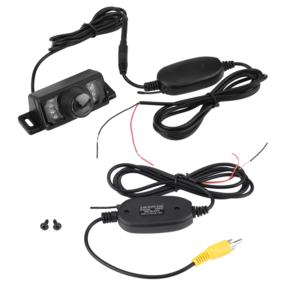 Car Reverse Backup Camera IR 7LEDs Night Version Wireless Video Transmitter Receiver Waterproof For 12V Car Rear View Camera
Car Reverse Backup Camera IR 7LEDs Night Version Wireless Video Transmitter Receiver Waterproof For 12V Car Rear View Camera