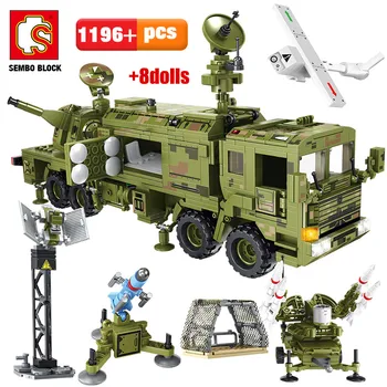 City WW2 Chariot Missile Car Vehicle Model Building Blocks Military Technic Weapons Army Tank Soldier Figures Bricks Kids Toys
City WW2 Chariot Missile Car Vehicle Model Building Blocks Military Technic Weapons Army Tank Soldier Figures Bricks Kids Toys