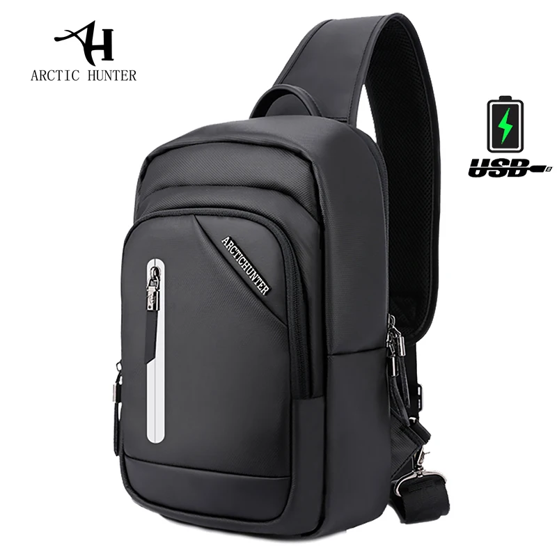 ARCTIC HUNTER New Autumn Waterproof USB Design Chest Bag School Men Sling bag Large Capacity Handbag Hot-Selling Crossbody Bags
ARCTIC HUNTER New Autumn Waterproof USB Design Chest Bag School Men Sling bag Large Capacity Handbag Hot-Selling Crossbody Bags