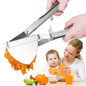 Stainless Steel Potato Ricer Potato Masher Heavy Duty Potato Ricer Baby Food Masher Kitchen Fruit Vegetable Puree Juicer Maker
Stainless Steel Potato Ricer Potato Masher Heavy Duty Potato Ricer Baby Food Masher Kitchen Fruit Vegetable Puree Juicer Maker