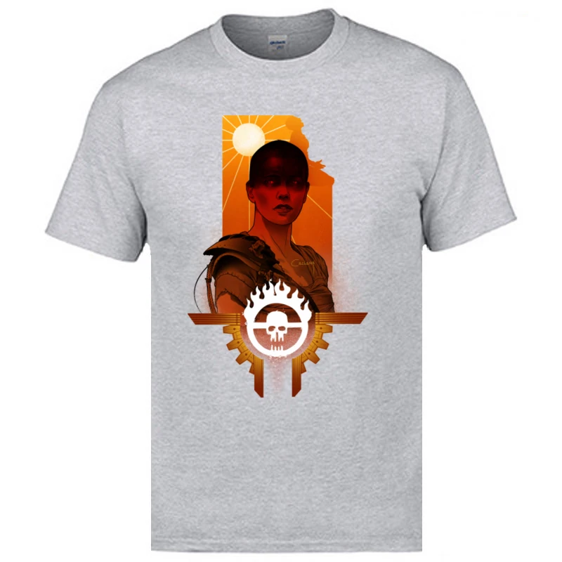 IMPERATOR_FURIOSA__6261 Casual T-shirts for Men Cotton Summer Tees Design Tops Tees Short Sleeve High Quality O-Neck IMPERATOR_FURIOSA__6261 grey