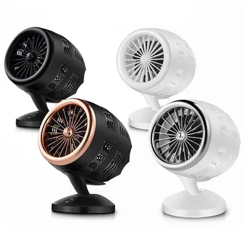 Portable Mini Table Fan Handheld 2 Speed USB Rotatable Double Leaf Cooler Low Noise Personal Desktop Air Circulator