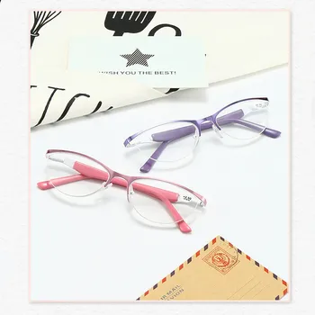 Elbru Metal Female Optical Glasses Vintage Cat Eye Half-frame Anti-blue Light Glasses Women's Men's Eyewear Frame Myopia Frames
Elbru Metal Female Optical Glasses Vintage Cat Eye Half-frame Anti-blue Light Glasses Women's Men's Eyewear Frame Myopia Frames