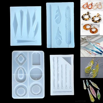 DIY Crystal Epoxy Mold Strips Hollow Pendant Ancient Style Stud Earrings Molds 
DIY Crystal Epoxy Mold Strips Hollow Pendant Ancient Style Stud Earrings Molds