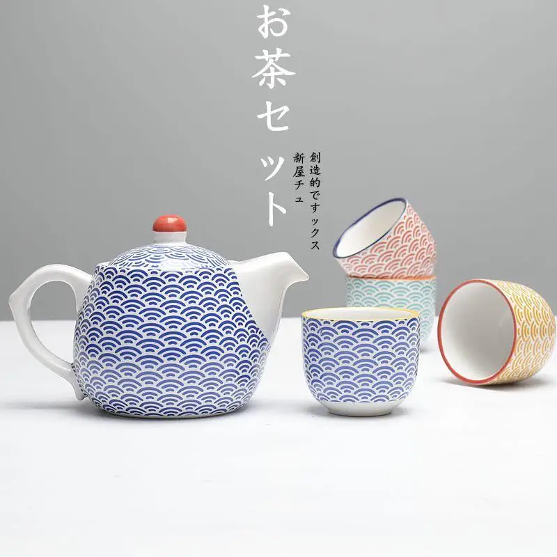 Creative ceramic Japanese tea pot cup set household large high temperature resistant cool water afternoon tea teapot teaware
Creative ceramic Japanese tea pot cup set household large high temperature resistant cool water afternoon tea teapot teaware