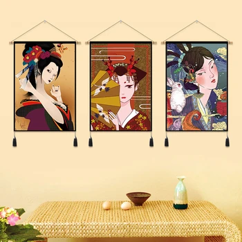 

Japanese Decorative Cloth Painting Tatami Living Room Tapestry Restaurant Sushi Restaurant Cooking Shop Hanging Pictures