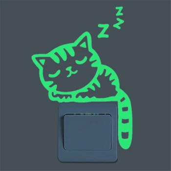 Cute Creative Kitten Cat Luminous Noctilucent Glow Switch Wall Sticker Home New Creative Comfortable Warmth Quality Exquisite
Cute Creative Kitten Cat Luminous Noctilucent Glow Switch Wall Sticker Home New Creative Comfortable Warmth Quality Exquisite