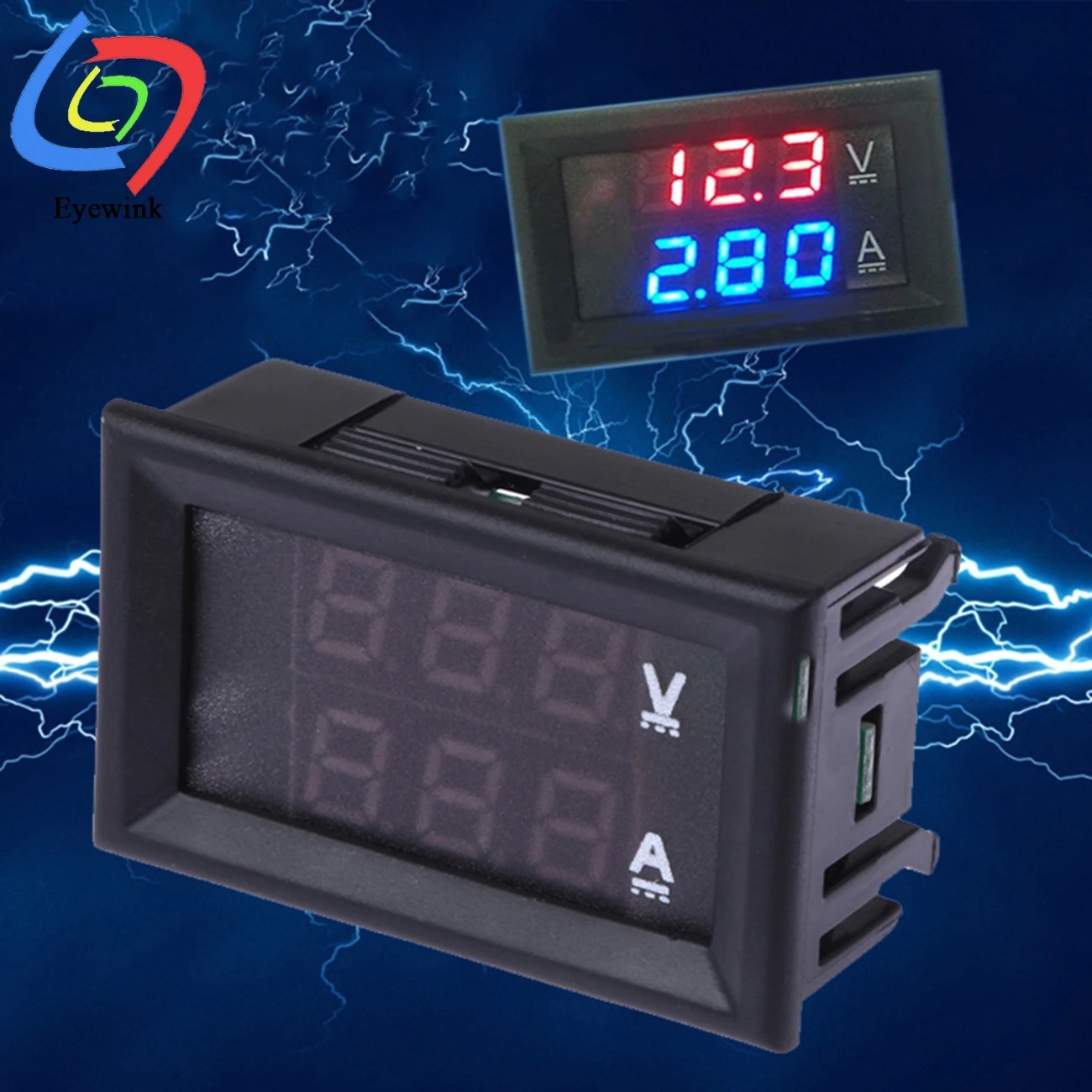 1PCS DC 0-100V 1A/10A/50A/100A Mini Digital Voltmeter Ammeter Red Blue LED Amp Dual Digital Volt Meter Gauge LED Display
1PCS DC 0-100V 1A/10A/50A/100A Mini Digital Voltmeter Ammeter Red Blue LED Amp Dual Digital Volt Meter Gauge LED Display