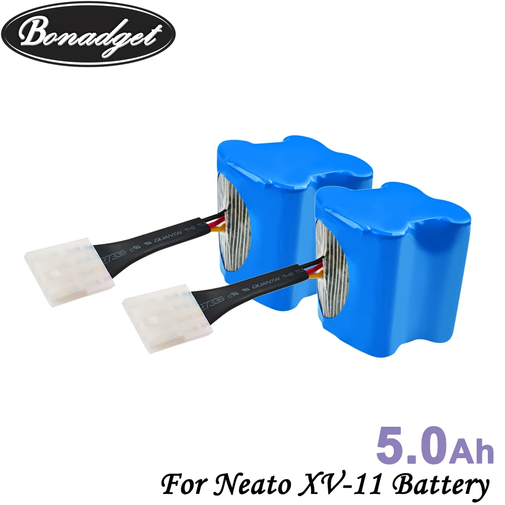 Bonadget 2 шт. Замена 5000 мАч 7 в Li Ion Батарея для Neato XV 11 21 14 15 12 пылесос инструмент