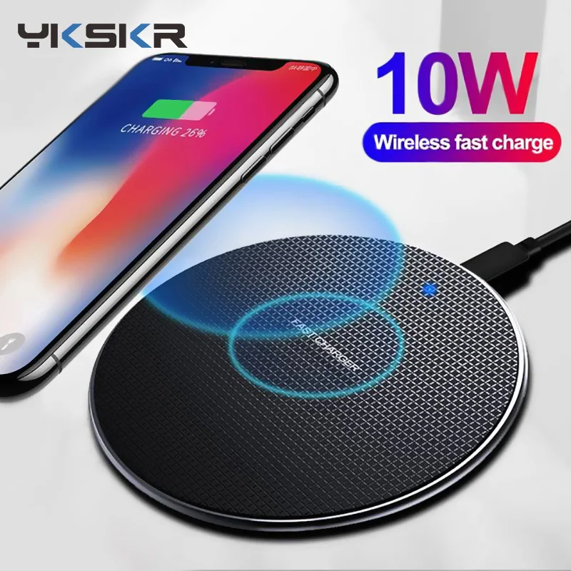10w Qi Fast wireless Charging For Iphone 11 Pro X Xs Max XR For Samsung S8 S9 S10 Plus Note 10 9 Charging Pad wireless Charger
10w Qi Fast wireless Charging For Iphone 11 Pro X Xs Max XR For Samsung S8 S9 S10 Plus Note 10 9 Charging Pad wireless Charger