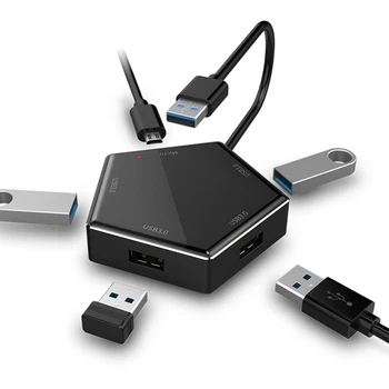 USB Hub 5Gbps Durable Practical Multi-functional Durable High Speed Multi USB 3.0 Splitter 4 in 1 Expander Adapter
USB Hub 5Gbps Durable Practical Multi-functional Durable High Speed Multi USB 3.0 Splitter 4 in 1 Expander Adapter