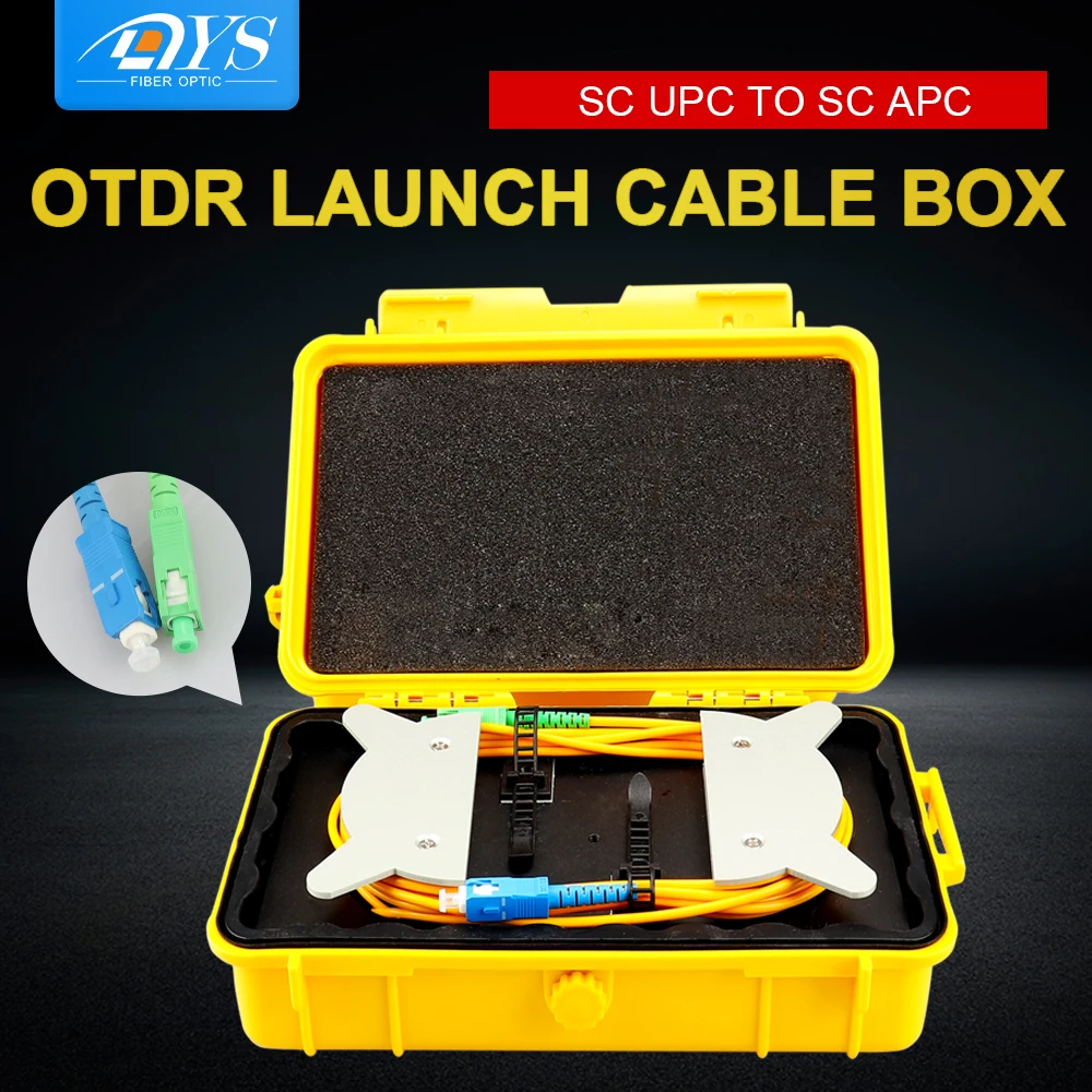 SC/UPC-SC/APC OTDR Dead Zone Eliminator, Fiber Optic OTDR Launch Cable Box,Fiber Rings SM 1310/1550nm Reflectometer
SC/UPC-SC/APC OTDR Dead Zone Eliminator, Fiber Optic OTDR Launch Cable Box,Fiber Rings SM 1310/1550nm Reflectometer