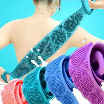 Massage Back Artifact Silicone Pull Back Strip Bath Towel Men And Women Double-Sided Strong Silicone Bath Towel
Massage Back Artifact Silicone Pull Back Strip Bath Towel Men And Women Double-Sided Strong Silicone Bath Towel
