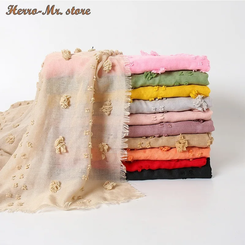 2020 New pom cotton Head Scarf for Women Soild Color Muslim Hijab Scarf Islamic Fashion Headscarf Clothing Female Head Wraps
2020 New pom cotton Head Scarf for Women Soild Color Muslim Hijab Scarf Islamic Fashion Headscarf Clothing Female Head Wraps