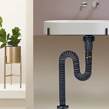 Glue-free Stainless Steel Plastic Drain Pipe Set 360degree Free Expansion Anti-overflow Easy to Install HYD88
Glue-free Stainless Steel Plastic Drain Pipe Set 360degree Free Expansion Anti-overflow Easy to Install HYD88