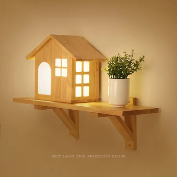 Decorative wooden house design wall lamp creative personality bedside living room aisle bedroom children's room wall lamp
Decorative wooden house design wall lamp creative personality bedside living room aisle bedroom children's room wall lamp