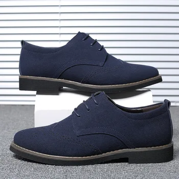 Merkmak 2020 Summer Suede Men Leather Dress Shoes Oxford Casual Classic Sneakers For Male Comfortable Big Size 38-48 Footwear
Merkmak 2020 Summer Suede Men Leather Dress Shoes Oxford Casual Classic Sneakers For Male Comfortable Big Size 38-48 Footwear