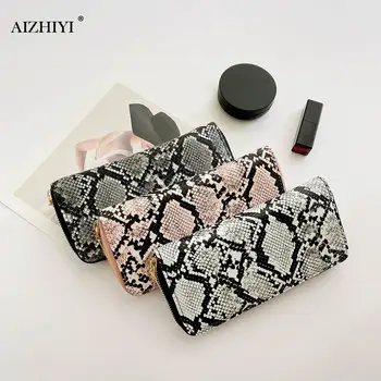 Women Long Clutch Wallet Fashion Snake Pattern Zipper Ladies Casual Coin Purse Card Holder Bag Purse Soft Wallets
Women Long Clutch Wallet Fashion Snake Pattern Zipper Ladies Casual Coin Purse Card Holder Bag Purse Soft Wallets