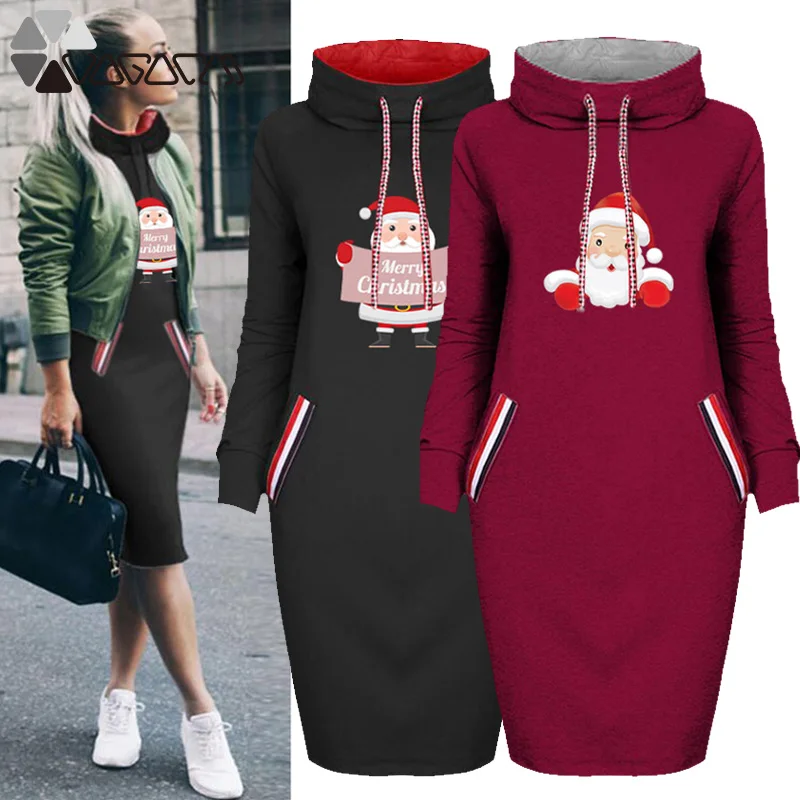 Plus Size Woman Bodycon Dresses Long Sleeve Pocket Sexy Christmas Santa Claus Print Vintage Winter Thin Elegant Party Streetwear
Plus Size Woman Bodycon Dresses Long Sleeve Pocket Sexy Christmas Santa Claus Print Vintage Winter Thin Elegant Party Streetwear