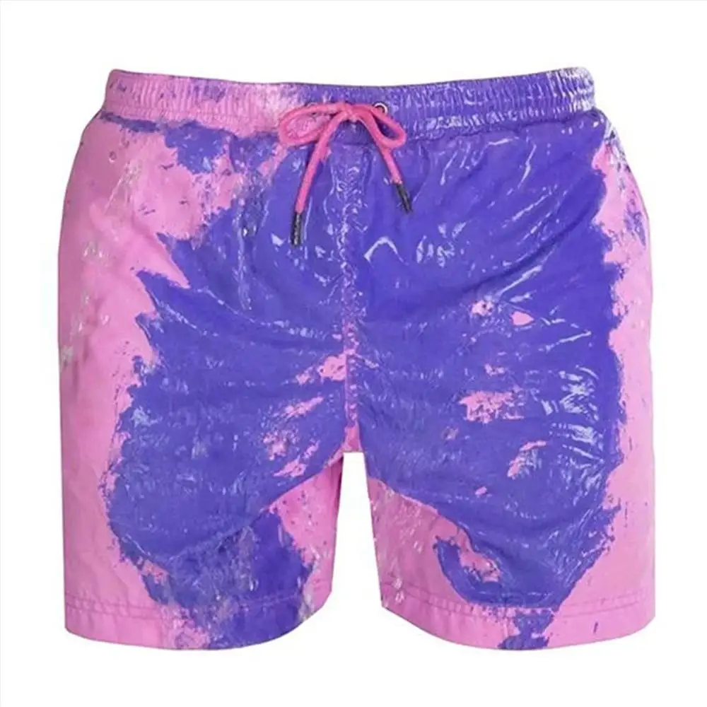 Men Beach Short Change Color Pant Quick Dry High Temperature Discoloration Male Running Gym Summer Swimming Shorts Drop shipping
Men Beach Short Change Color Pant Quick Dry High Temperature Discoloration Male Running Gym Summer Swimming Shorts Drop shipping