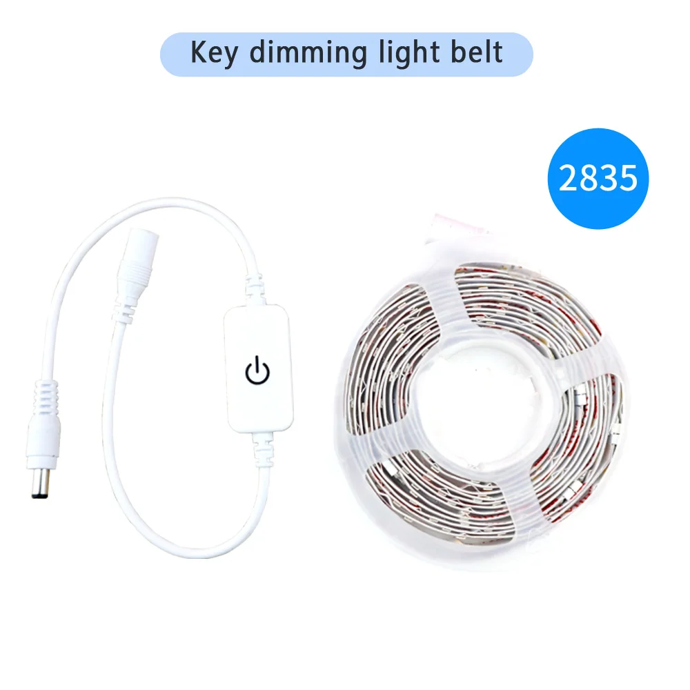 LED Decorative Light 5M DC 12V SMD2835 LED Strip Light with Touch Dimmer Switch for TV Computer Camping Cabinet Decor
LED Decorative Light 5M DC 12V SMD2835 LED Strip Light with Touch Dimmer Switch for TV Computer Camping Cabinet Decor